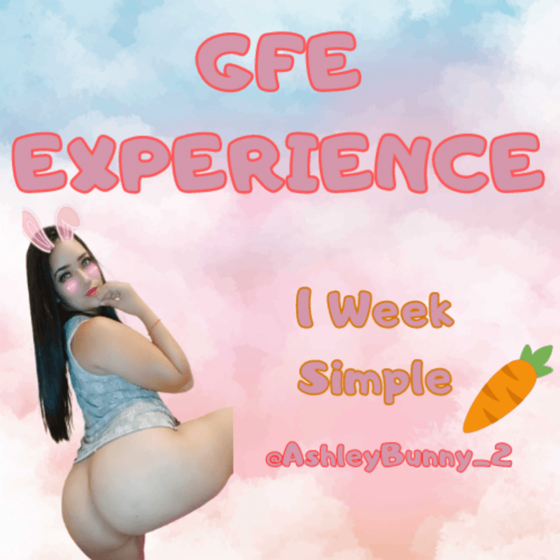 Virtual girlfriend experience for 1 week