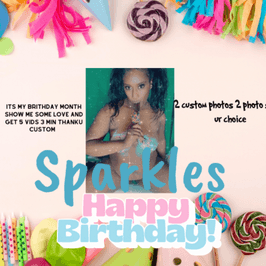 Sparkles Happy Birthday