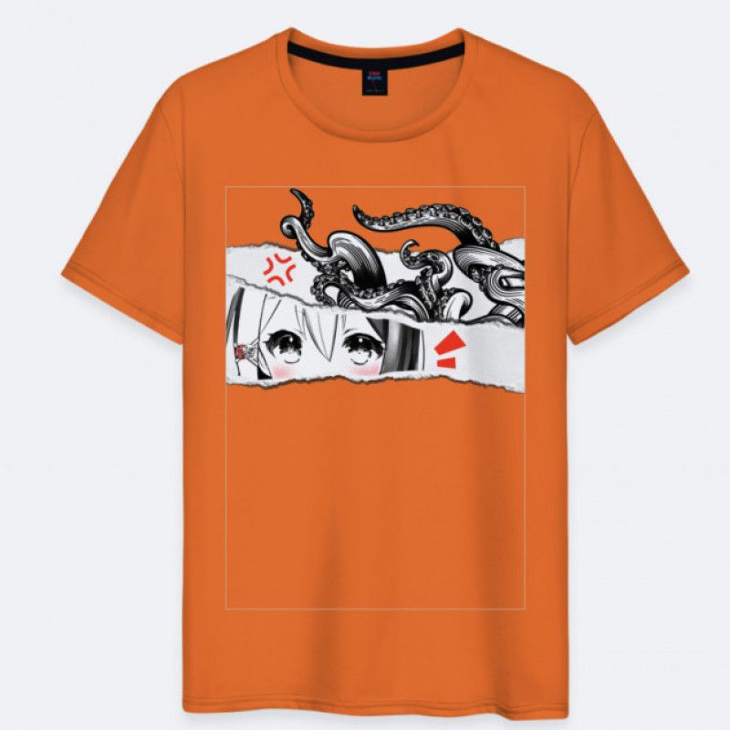 T Shirt COTTON Anime ORANGE