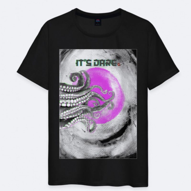 T Shirt COTTON Its Dare BLACK