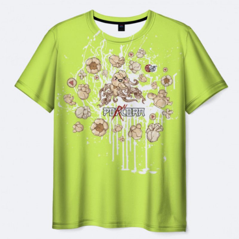 T Shirt 3D PornCorn2 GREEN