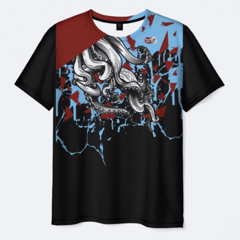 T Shirt 3D Shards BLACK