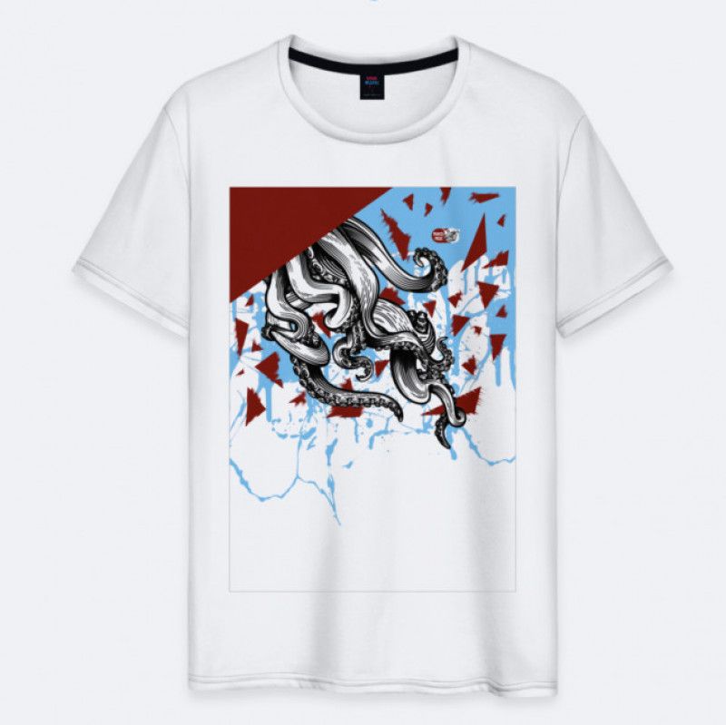 T Shirt COTTON Shards WHITE