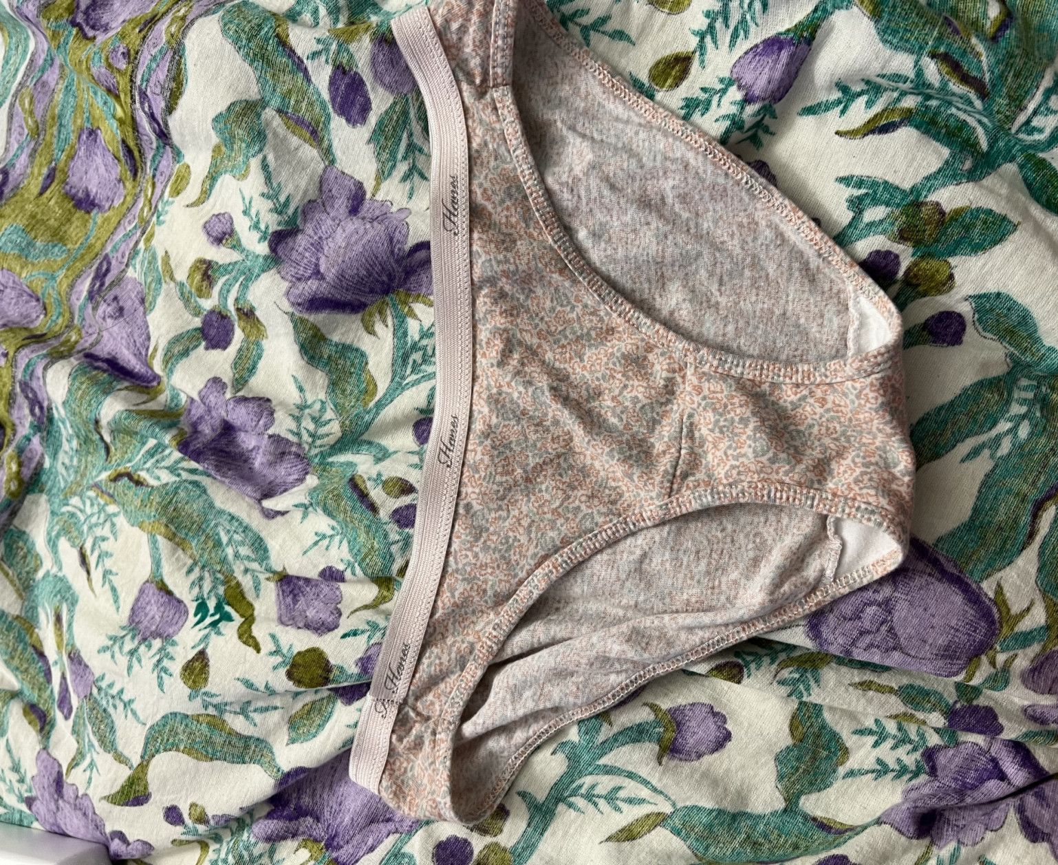 Innocent floral panties