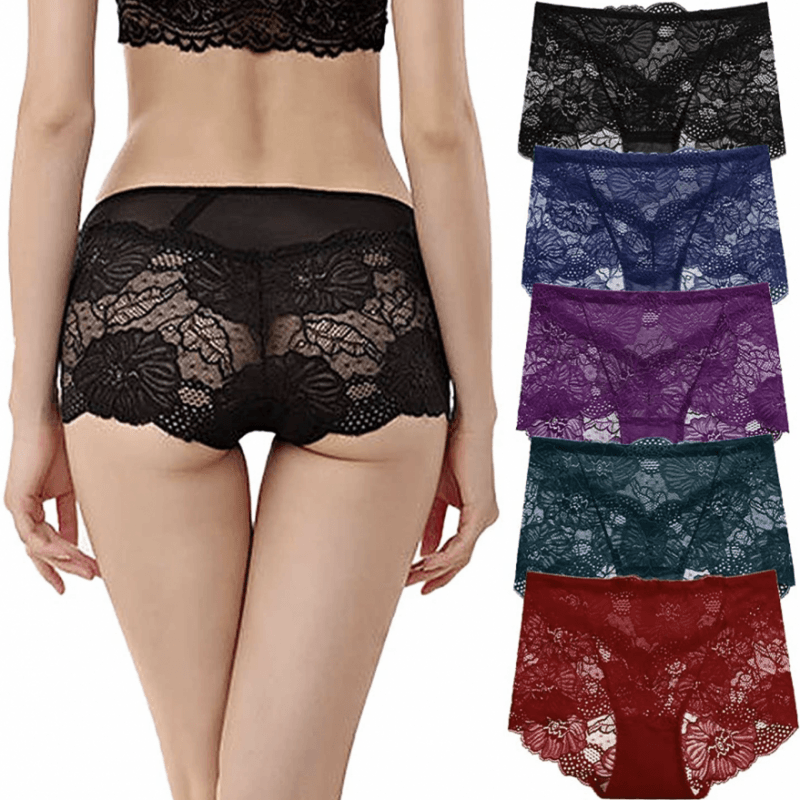 Gift me 5 pack lacy panties