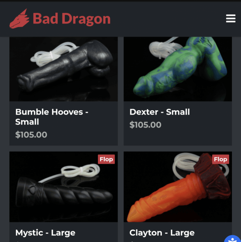 Gift me a cumming bad dragon