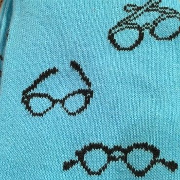 Aubri nerd glasses socks