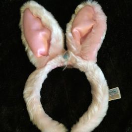 My light pink very worn bunny ears