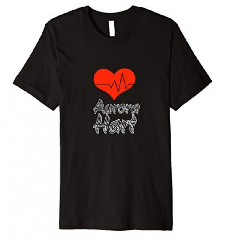 Aurora Hart Heartbeat Shirt Cursive