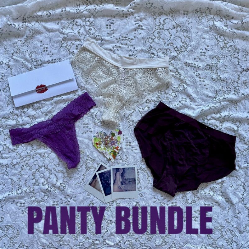 Used Panty Bundle! 3 Pairs of Undies