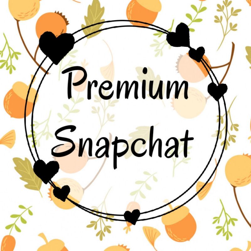 Premium Snapchat Monthly Subscription