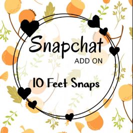 Snapchat Add on: 10 Feet Snaps