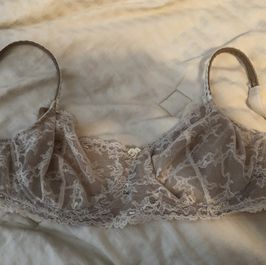 White Lace Bra