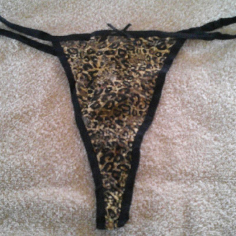 Leopard Print G String