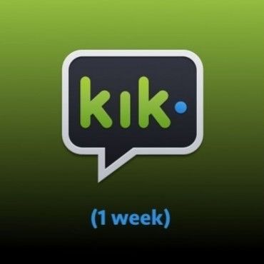 Kik me for a week!