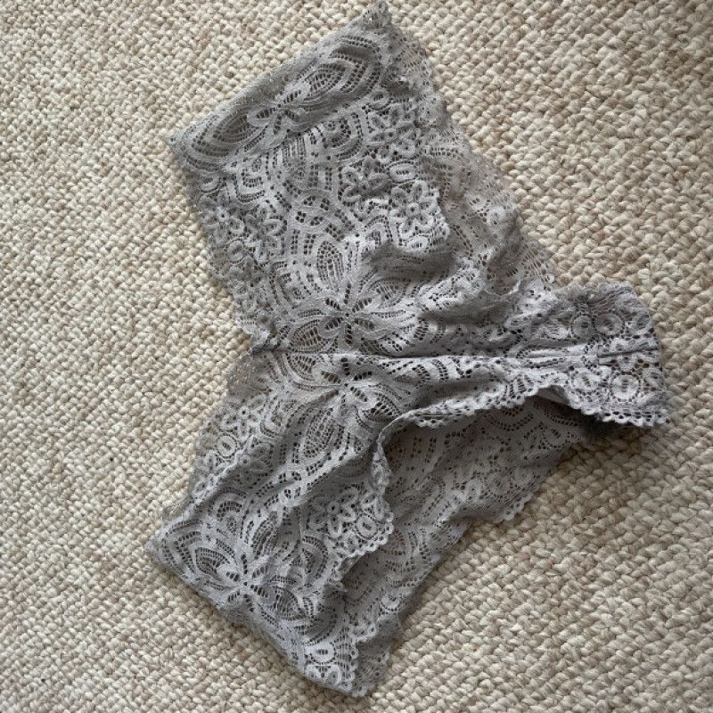 Lace grey boyshort