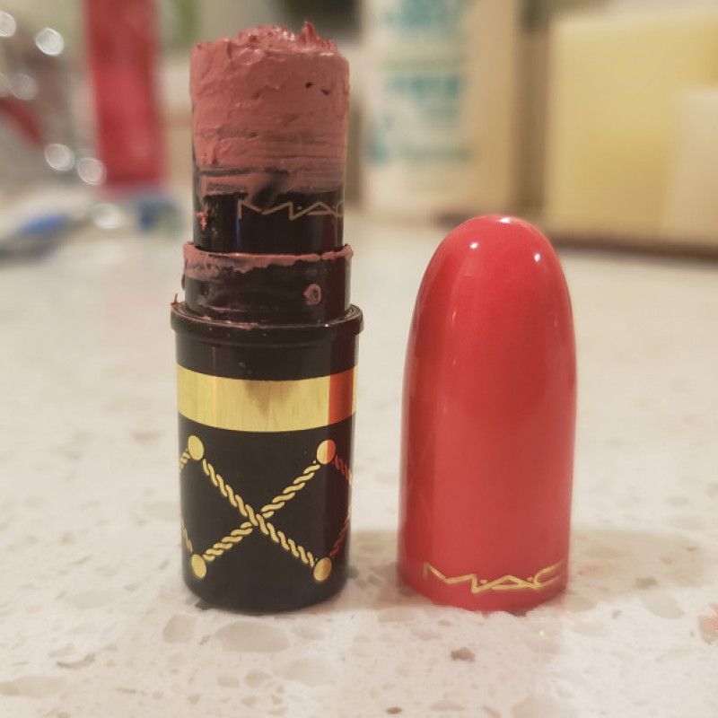 Melted lipstick from my purse