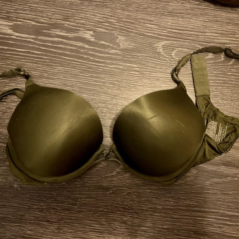 Army green Victorias Secret pushup bra!