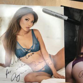 1 SIGNED Autographed personalized Photo