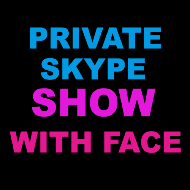 Private Video chat show with face