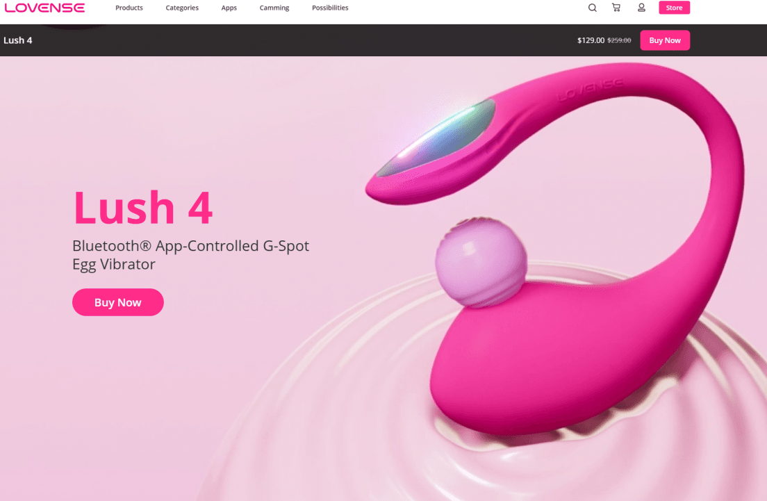 Lush 4 Lovense Toy