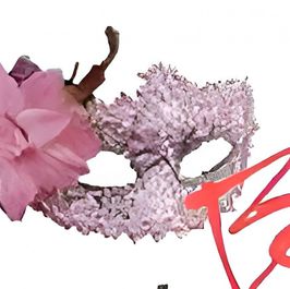 Babz light pink mask