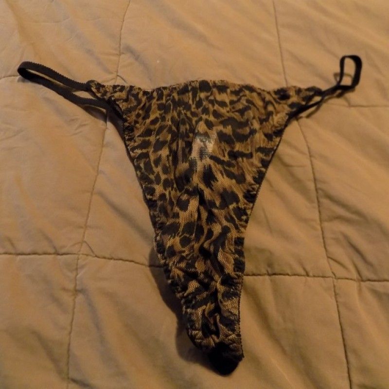 My Sexy WET Leopard Print G String