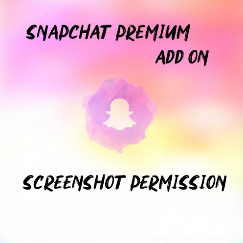 Snapchat Add On: Screenshot Permission