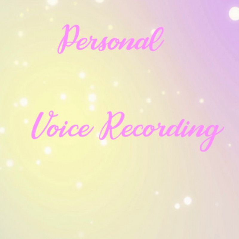 Personal Voice Recording 5 mins