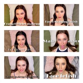 Makeup face fetish video bundle