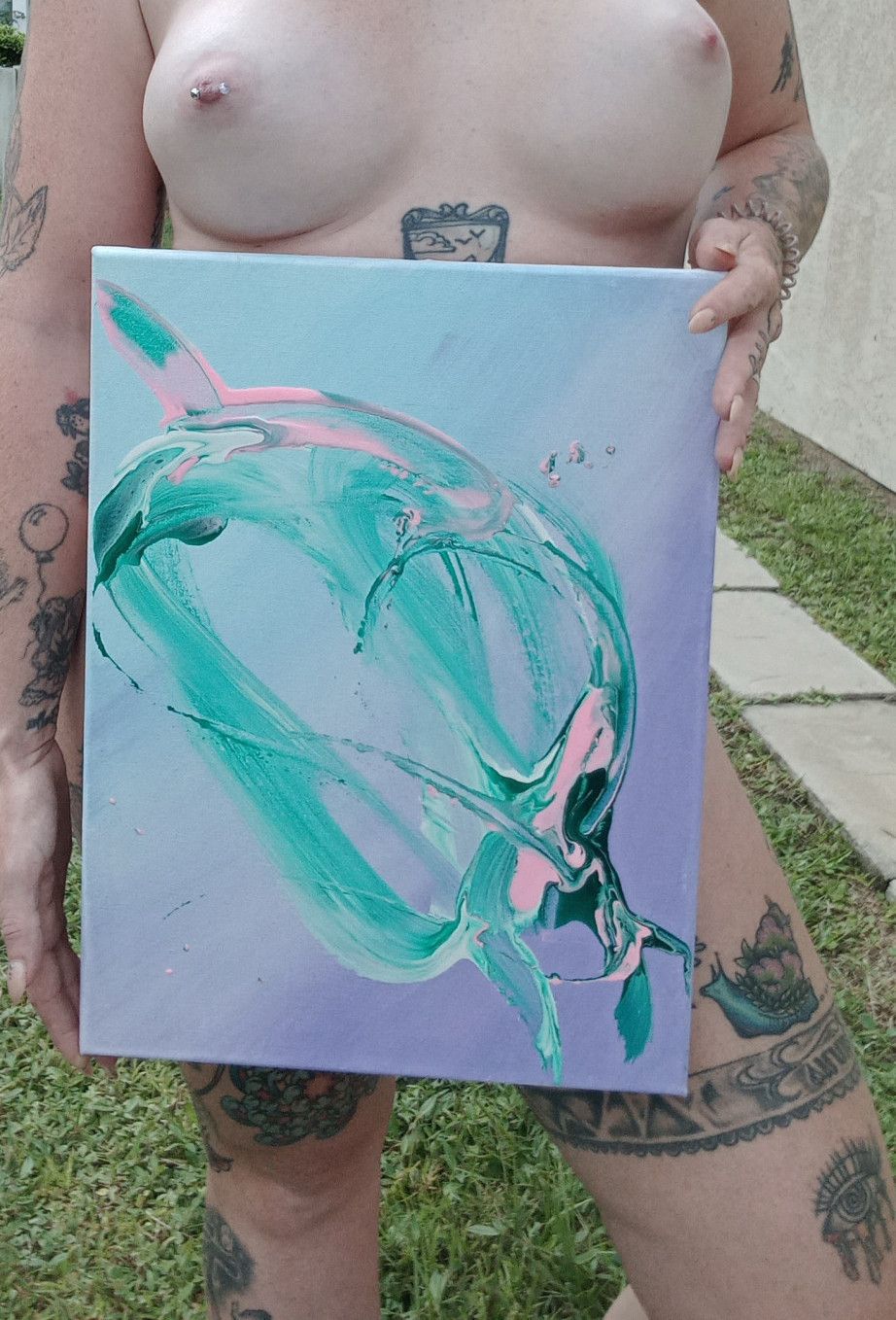 1 of 1 acrylic painting by Babz