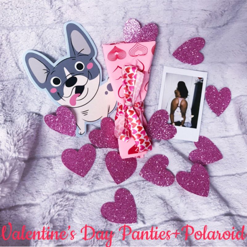 Valentines Day Panties and Polaroid