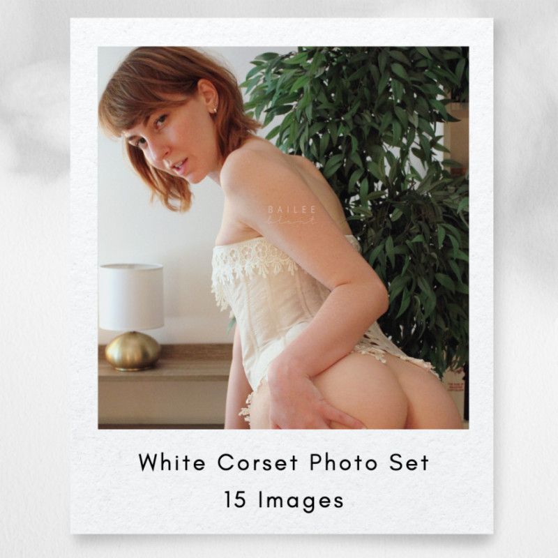 White Corset Photo Set