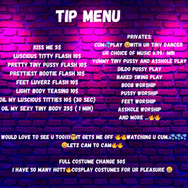 Tip Menu