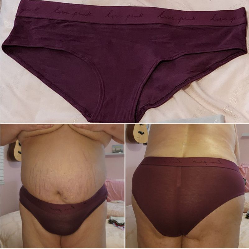 VS Burgundy Bikini Hipster Panty