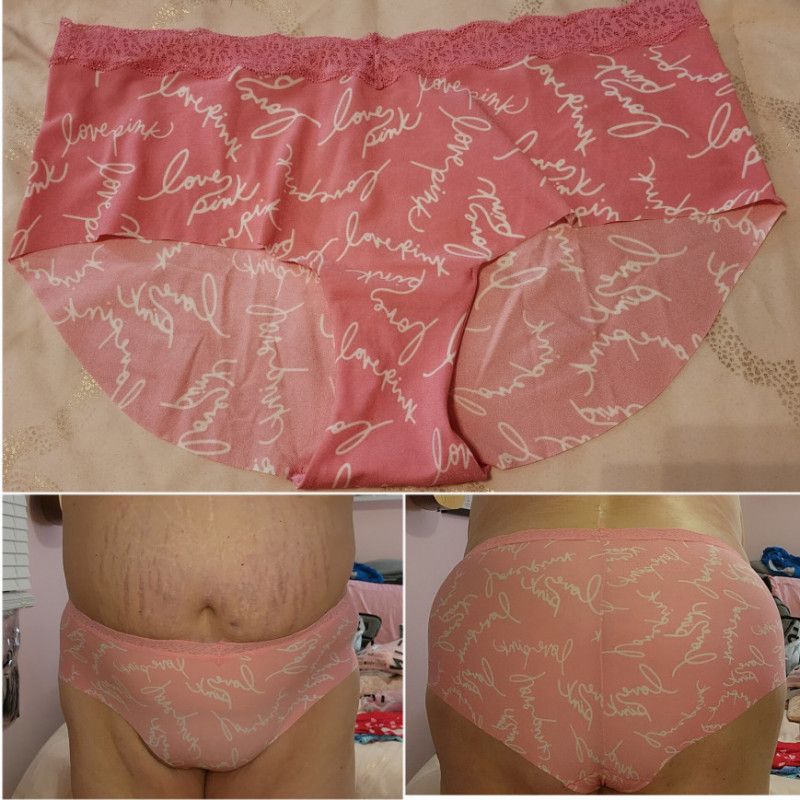 VS Pink And White Bikini Hipster Panty