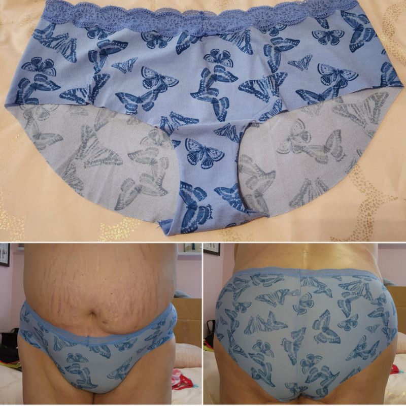 VS Blue Butterfly Bikini Hipster Panty