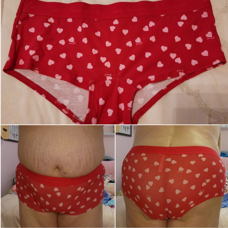 VS Red Cotton Boyshort