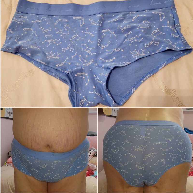 VS Blue Cotton Boyshort