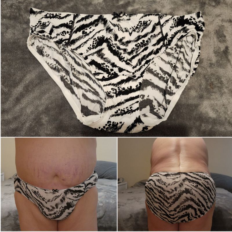 Cacique Black And White Panty