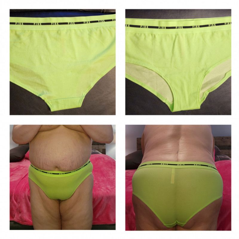 Victorias Secret Neon Green Hipster Bikini Panty