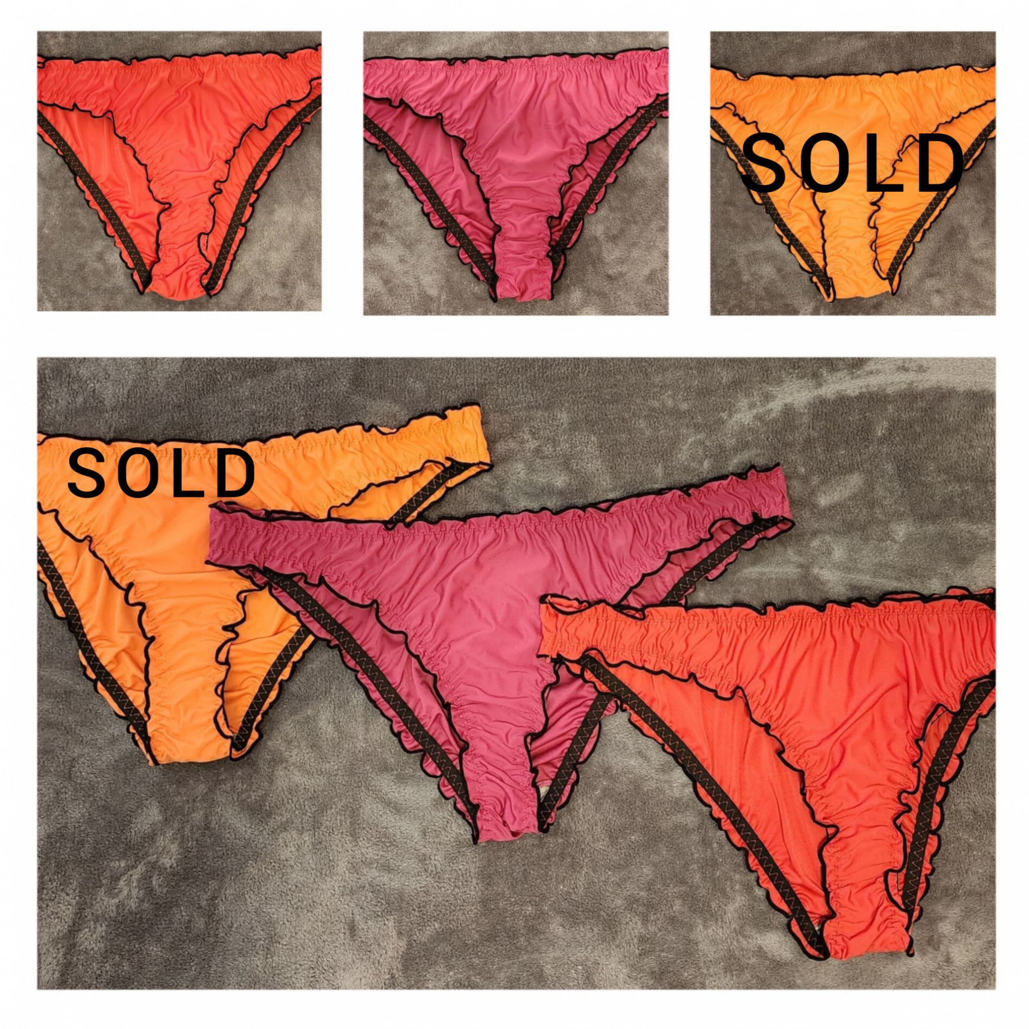 Satin Bikini Panties Available in 2 Colors