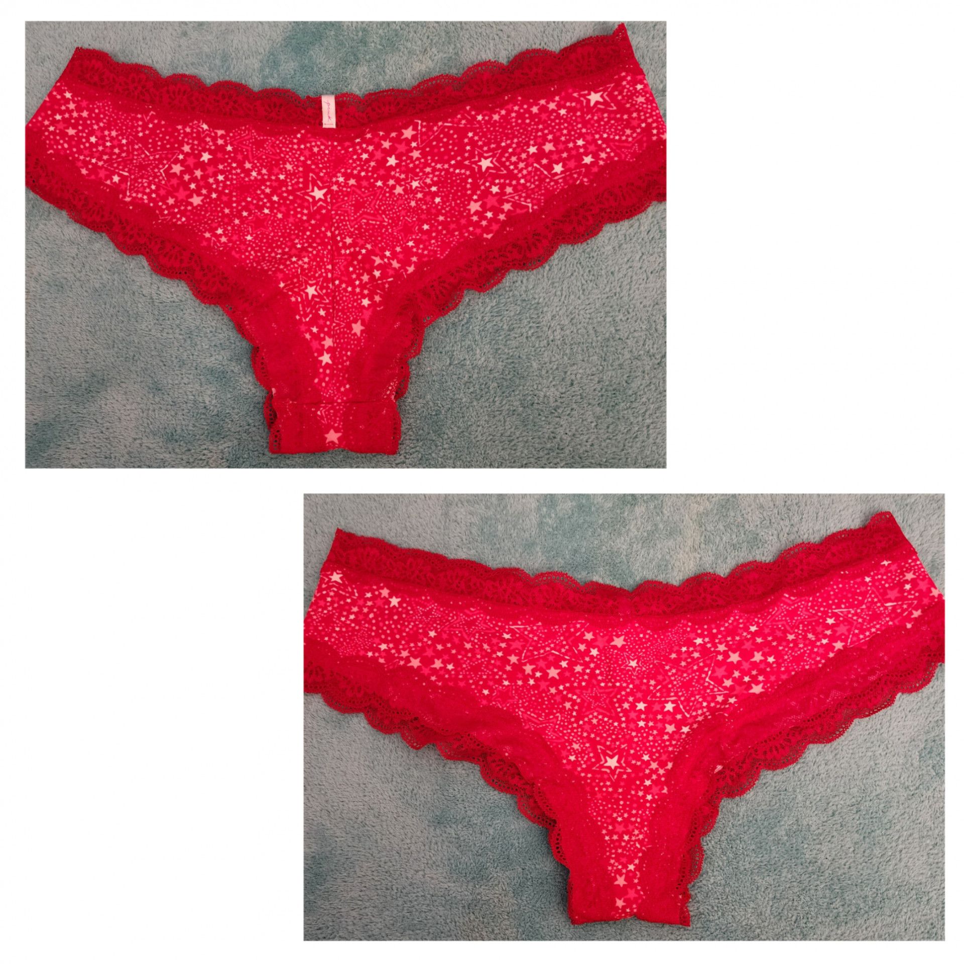 Victorias Secret Red Cheeky Panty