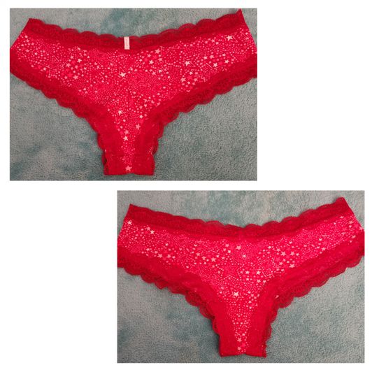 Victorias Secret Red Cheeky Panty