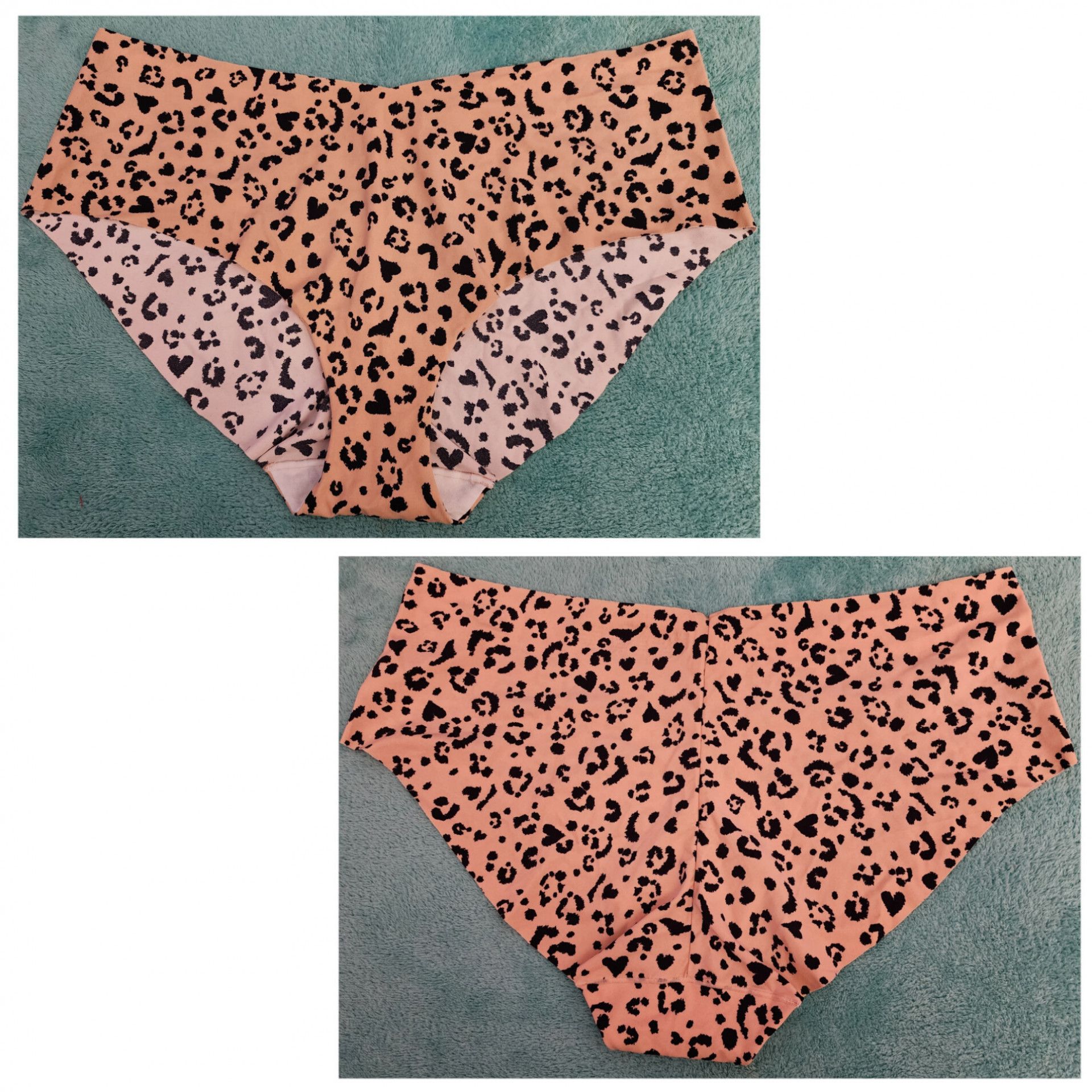 Victorias Secret No Show Leopard Print Hipster Fullback