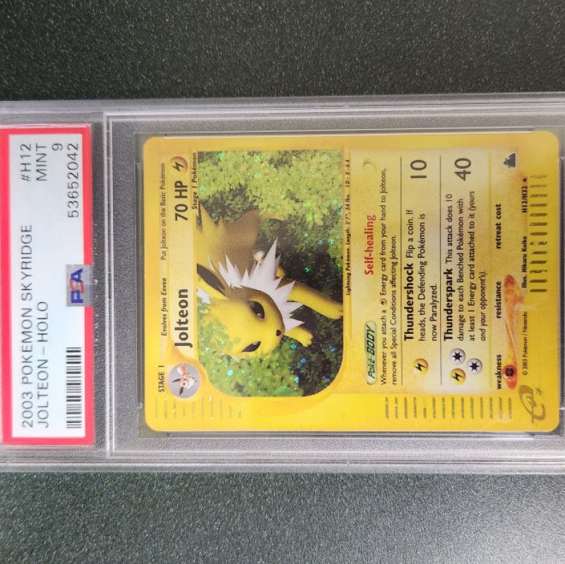 PSA 9 Holo Jolteon Skyridge