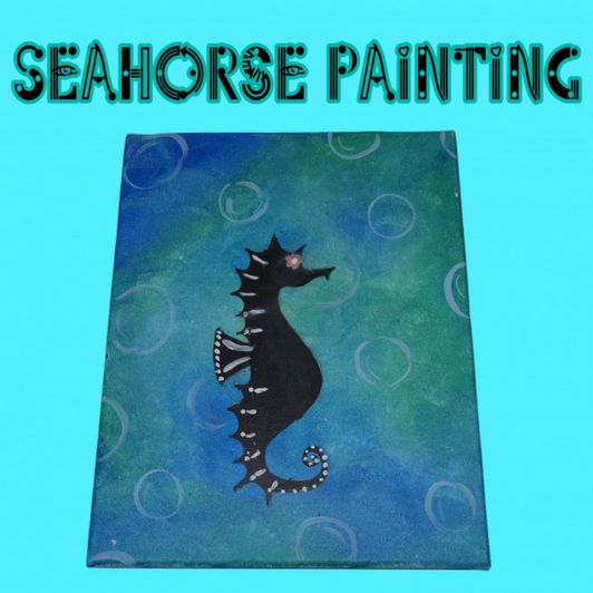 Seahorse Painting