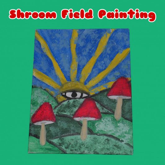 Shroom Field Painting