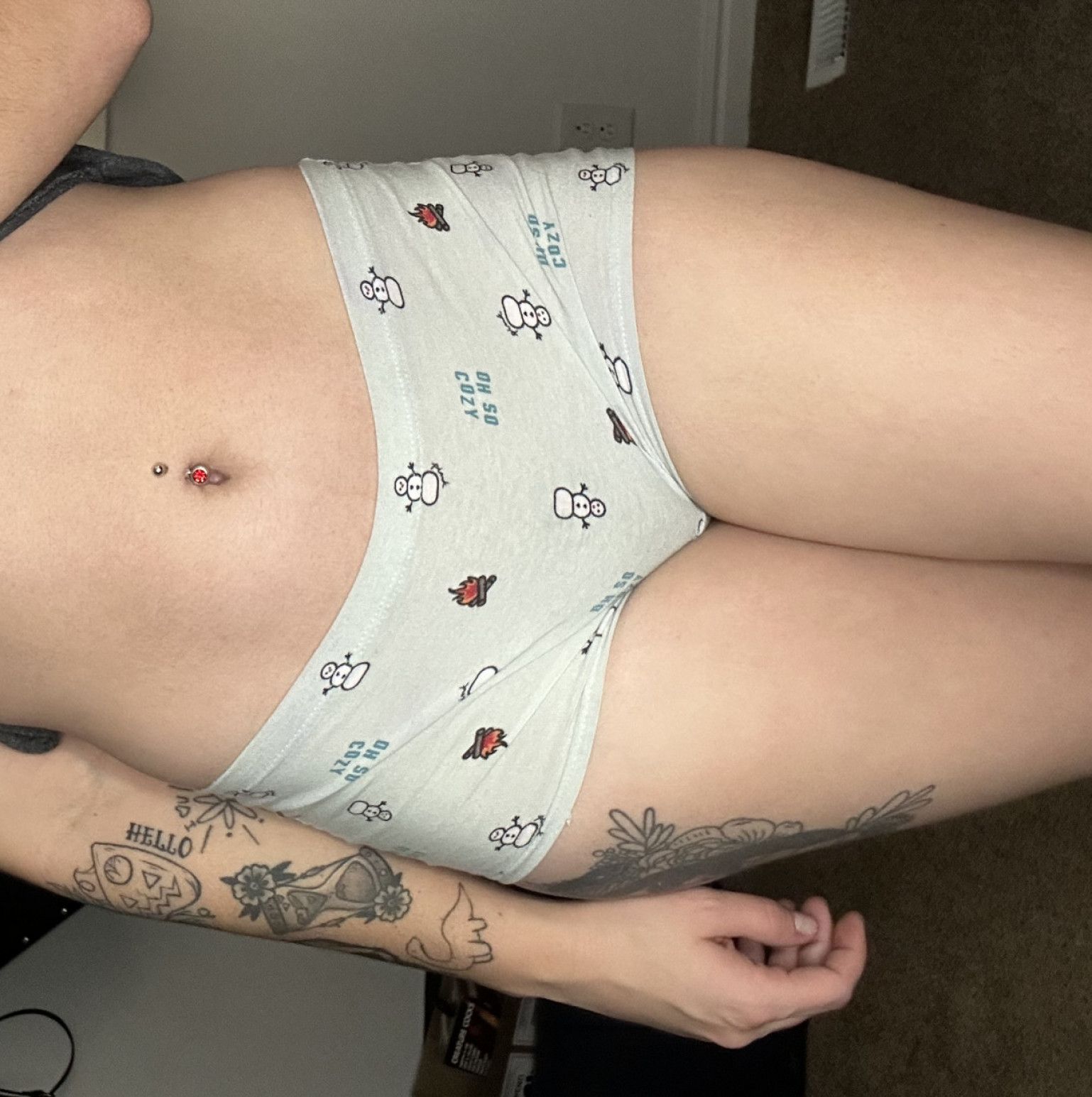 Christmas boyshort panties