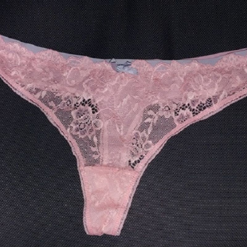 Pink Lace Thong